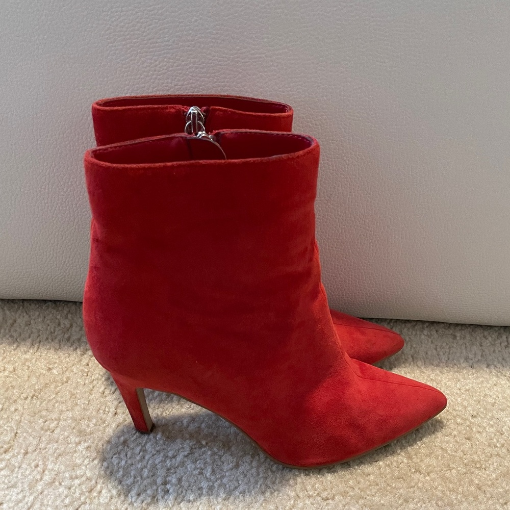 Leith Red Bootie